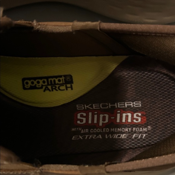 Skechers Brown Slip-On Leather Loafers for Men - Picture 2 of 7